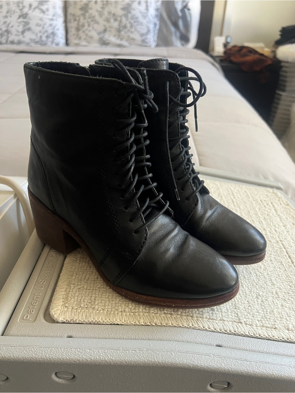 KDB x Anthropologie Kelsi Dagger Brooklyn  Leather Lace Up Boot